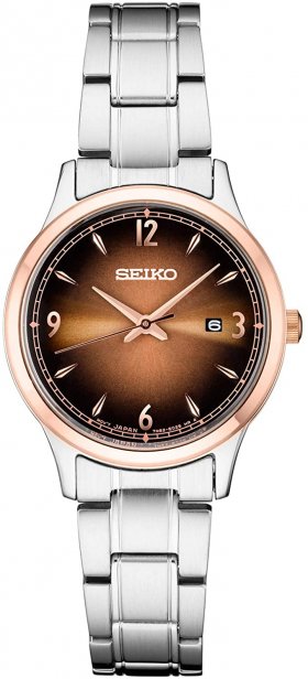 Seiko Women's Japanese Quartz Stainless Steel Strap, Silver, 0 Casual Watch (Model: SXDH02)