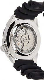 Seiko Men's 5 Automatic SNZE81K2 Black Rubber Quartz Watch