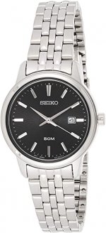 Seiko Neo Classic Black Dial Ladies Watch SUR663P1