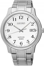 Seiko neo Classic Mens Analog Japanese Quartz Watch with Stainless Steel Bracelet SGEH67P1