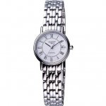 Longines Presence L43214116 Silver Steel Bracelet & Case Synthetic Sapphire Women's Watch