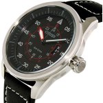 Citizen Men's Eco-Drive Strap Watch with Black Dial AW1361-01E