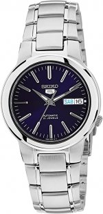 Seiko Men's SNKA05K 5 Automatic Blue Dial Stainless Steel Watch