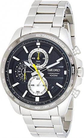 Seiko Chrono SSB261P1 Mens Chronograph Solid Case