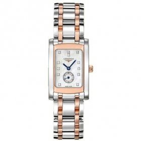 Longines Women's Two Tone Steel Bracelet & Case Swiss Quartz MOP Dial Analog Watch L51555887