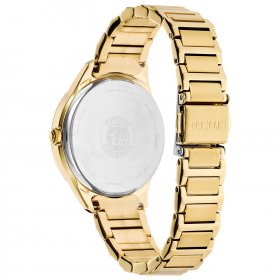 CITIZEN Women's Chandler Silver Dial Gold-tone Watch FE6102-53A