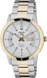 Seiko Men's SNKN58K1 5 White Watch