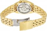 Seiko Men's SNK366K 5 Automatic Gold Dial Gold-Tone Stainless Steel Watch