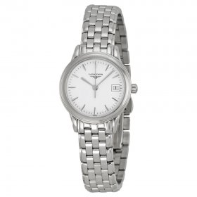 Longines Flagship White Dial Stainless Steel Ladies Watch L42164126