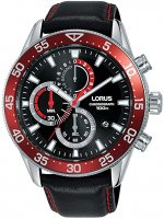 Seiko Lorus Men's Analogue Quartz Watch with Leather Strap RM345FX9