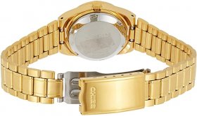 Seiko Series 5 Automatic Gold Dial Ladies Watch SYM600