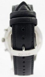 Seiko Men's Stainless Steel Quartz Chronograph Black Dial Strap