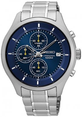 Seiko SKS537P1 Neo Sports Chronograph Steel Man Silver