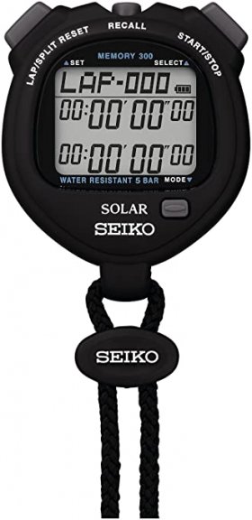 Seiko Standard Solar Stop Watch SVAJ001 (Japan Import)