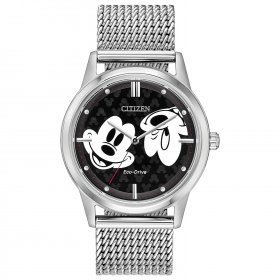 Citizen Eco-Drive Disney Mickey Mouse Mesh Bracelet Watch - FE7060-56W