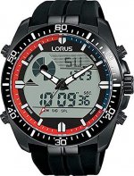 Seiko Lorus Men's Quartz Watch with Silicone Strap R2B05AX9
