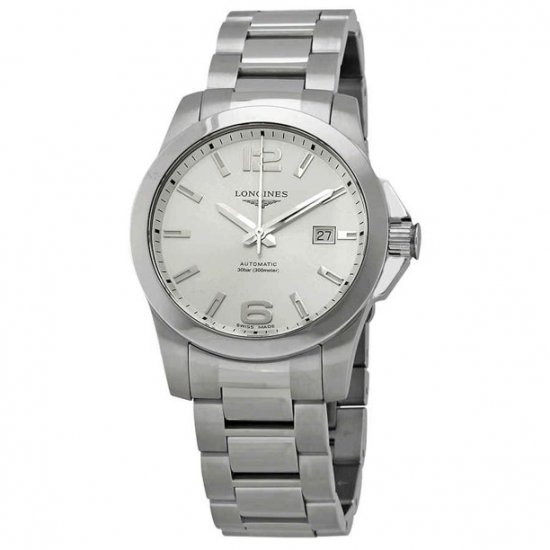 Longines Conquest Automatic Silver Dial 41mm Men\'s Watch L3.777.4.76.6