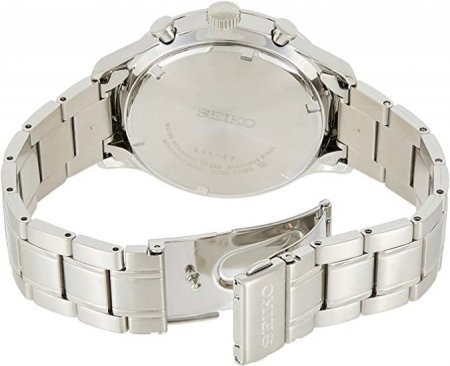 Seiko Conceptual Chronograph Quartz Silver Dial Men's Watch SSB337