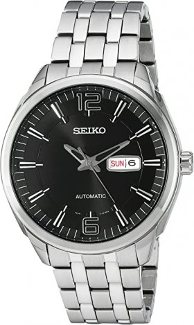 Seiko Men's SNKN47 RECRAFT Automatic Analog Display Japanese Automatic Silver Watch