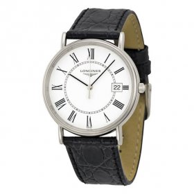 Longines Presence Leather Mens Watch L47204112