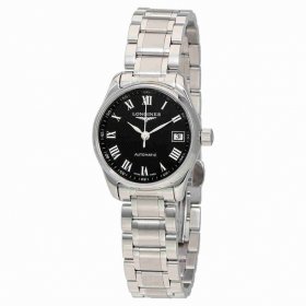 Longines Master Automatic Black Dial Ladies Watch L2.128.4.51.6