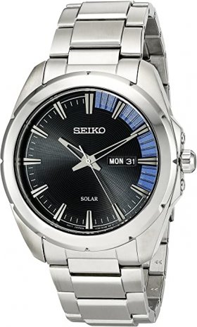 Seiko Men's 'Recraft Series' Quartz Stainless Steel Dress Watch (Model: SNE415)