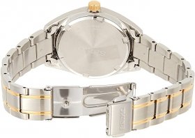 Seiko Quartz White Dial Two-Tone Ladies Watch SUR636P1