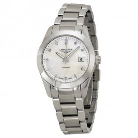 Longines Conquest Classic Automatic Mother of Pearl Dial Ladies Watch L22854876