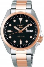 Seiko 5 Sports Automatic 100m 2 Tone Rose Gold Watch SRPE58K1
