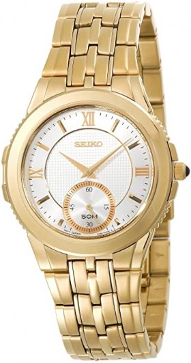 Seiko Men's SRK012 Le Grand Sport Gold-Tone Watch