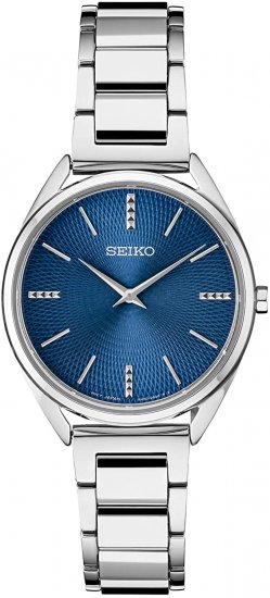 Seiko Women\'s Japanese Quartz Stainless Steel Strap, Silver, 0 Casual Watch (Model: SWR033)