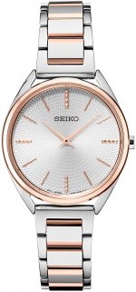 Seiko Women's Japanese Quartz Stainless Steel Strap, Two Tone, 0 Casual Watch (Model: SWR034)
