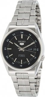 Seiko Men's Watch SNK567J1 Silver Black