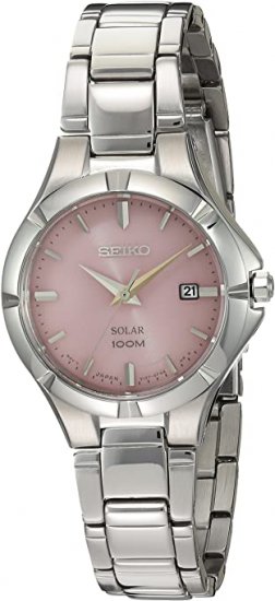 Seiko Women\'s Japanese Quartz Stainless Steel Watch, Color:Silver-Toned (Model: SUT315)