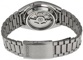 Seiko 5 Men's SNXS75 Automatic Grey Dial Stainless-Steel Bracelet Watch