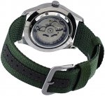 Seiko 5 Sports #SNZG09 Men's Green Nylon Fabric Band Military Dial Automatic Watch