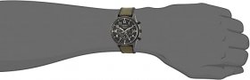 Seiko Men's Chronograph/Essentials Stainless Steel Japanese Quartz With Silicone Strap, Green (Model: SSB369)