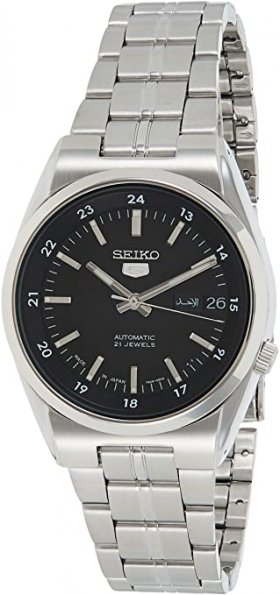 Seiko Men's Watch SNK567J1 Silver Black