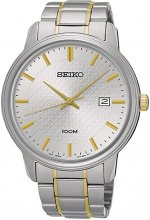 Seiko Watches Mens Neo Classic Two-Tone Stainless Steel Watch (Silver/Gold)