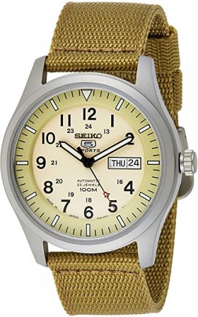 Seiko Men's 5 Sports Desert Military Automatic Men's Snzg07J1 [Watch]