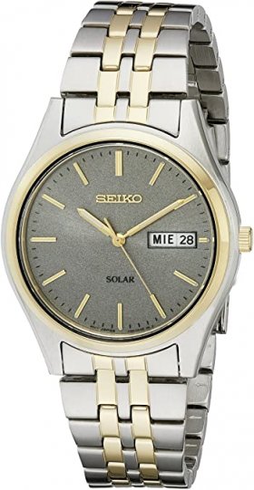 Seiko Men's SNE042 Stainless Steel Solar Watch