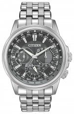 Citizen Men's Calendrier Gray Dial Stainless Steel Watch BU2021-51H