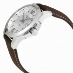 Longines Conquest Silver Dial Brown Leather Men's 43mm Watch L37604765