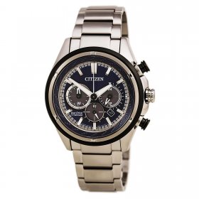 Citizen Men's Eco-Drive Titanium Ti+IP Chronograph Watch CA4240-82L