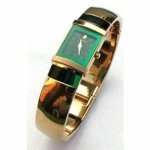 Watches Top of the Line Sapphire Crystal Emerald Color Dial 23k Gold Finish all made in Japan Women's