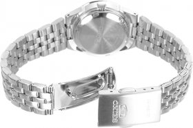 Seiko 5 Automatic Silver Dial Ladies Watch SYMB93J1