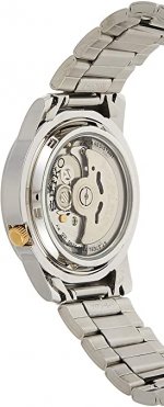 Seiko Men's SNKK13 5 Stainless Steel Goldtone Dial Watch