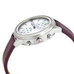 Citizen Women's Chandler Silver Dial Leather Strap Watch FB2000-11A