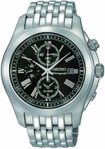 Seiko Men's SNAE31P1 Stainless-Steel Analog with Grey Dial Watch