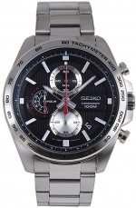 Seiko Men's Chronograph Quartz Watch with Stainless Steel Strap SSB255P1